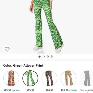 70s green pants size L